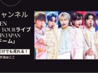 ENHYPEN WORLD TOUR 'FATE' IN JAPANの配信視聴方法